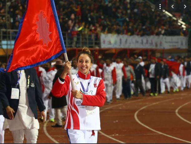 विश्व खेलकुदको महाकुम्भ ओलम्पिकमा नेपालको राष्ट्रिय झण्डा गौरिकाले बोक्ने