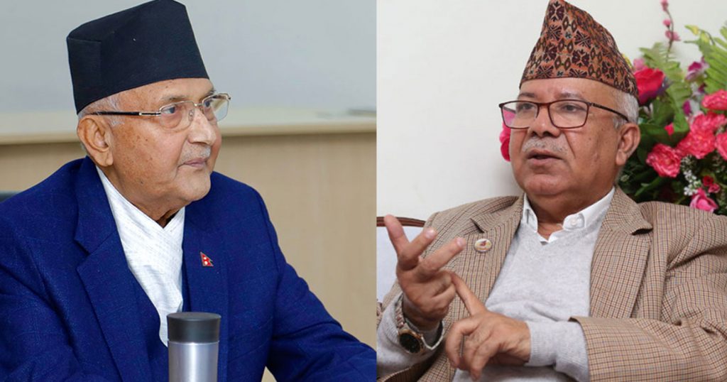 ओली र नेपालबीच टेलिफोन वार्ता