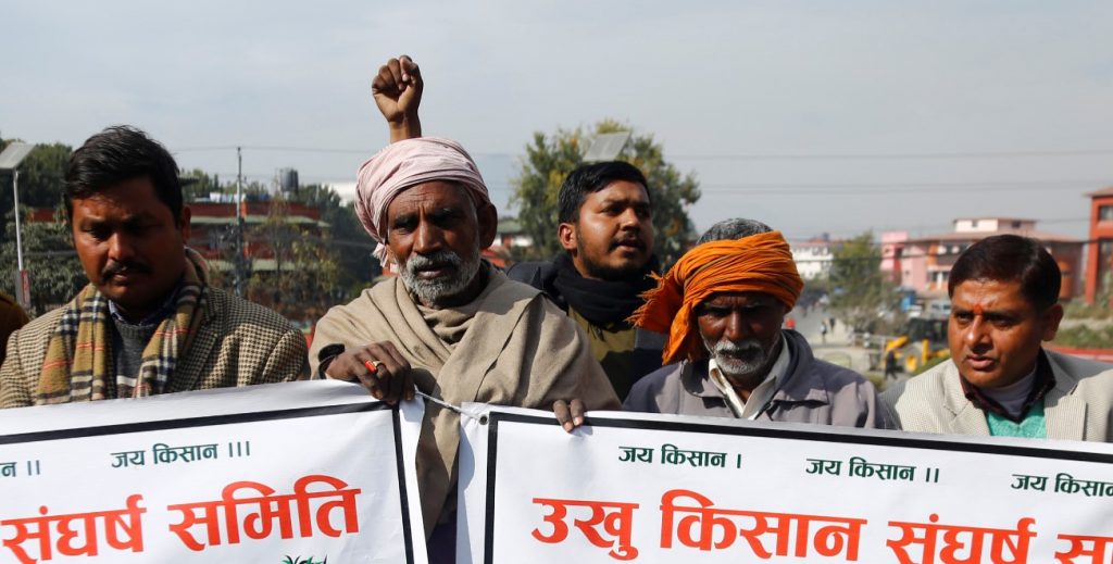 उखु किसानले बक्यौता रकम भुक्तानीको माग गर्दै काठमाडौंमा आन्दोलन गर्ने तयारी