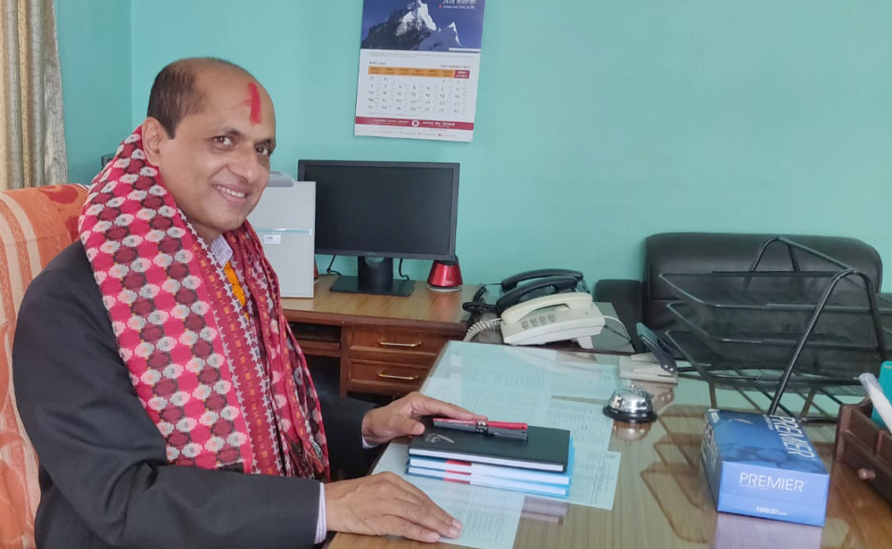 कोषका कार्यकारी निर्देशक अधिकारी द्वारा पदभार ग्रहण