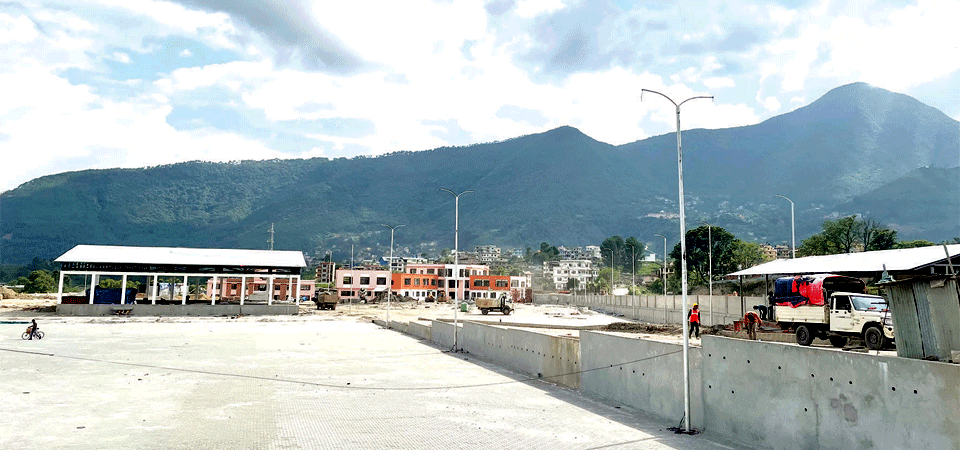 चोभारमा सुक्खा बन्दरगाह निर्माण सम्पन्न