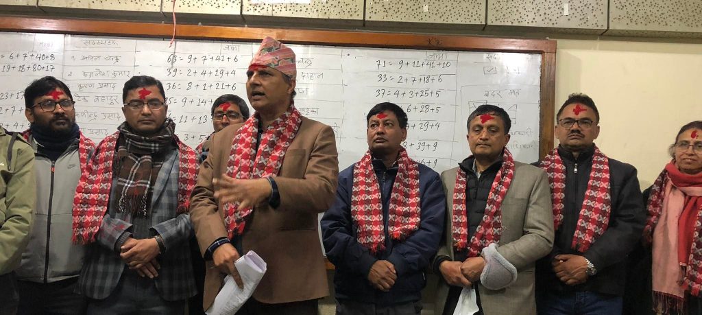 नेपाल गणित समाजको सभापतिमा प्रा. डा. पहारी