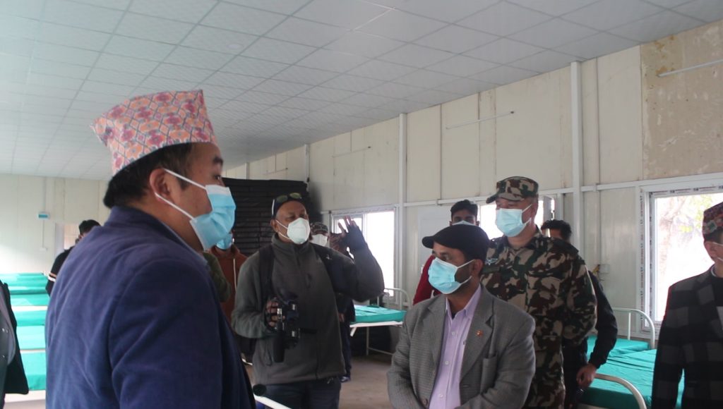 पाँच दिनभित्र होल्डिङ सेन्टर बनाइसक्न मुख्यमन्त्री राईको निर्देशन