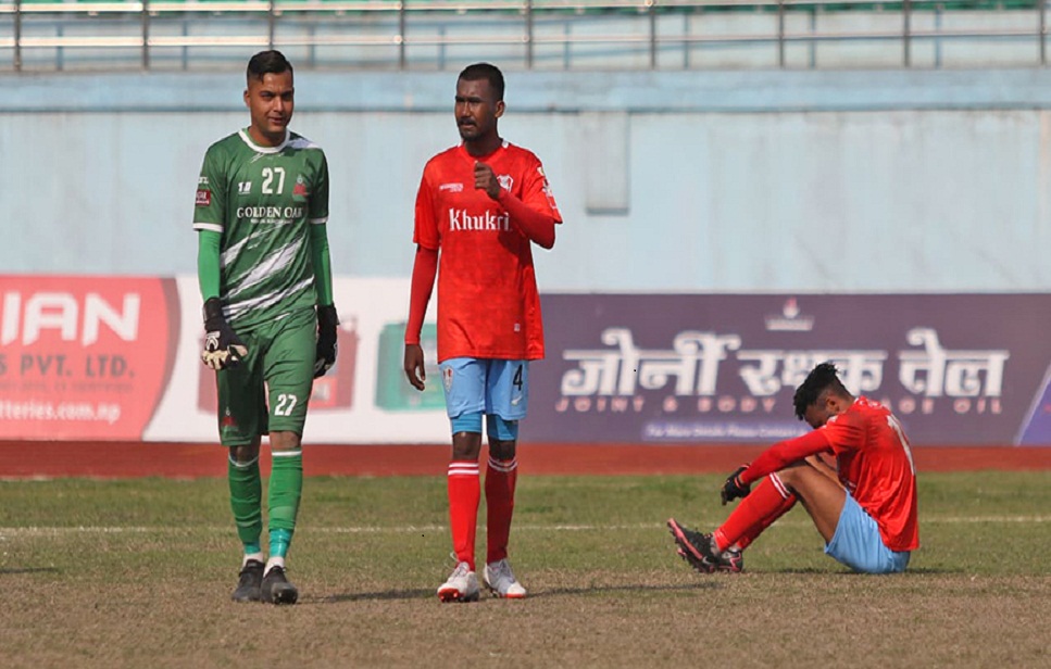 सातदोबाटोसँग हारेपछि ब्रिगेड ब्वाइज रेलिगेसनमा