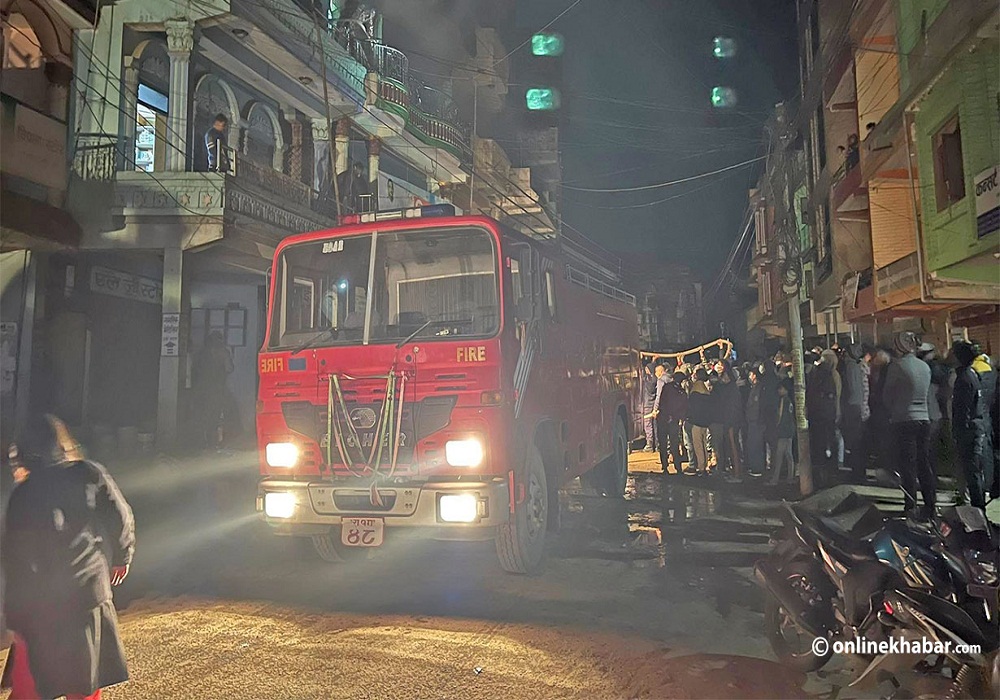 तुलसीपुरमा एकाबिहानै आगलागी,  पाँच जनाको मृत्यु
