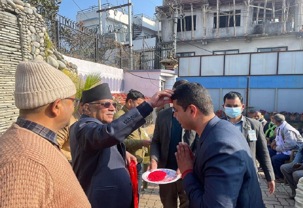 माओवादी केन्द्रमा प्रवेश र बाहिरिनेको लहर चलेको प्रचण्डको भनाई