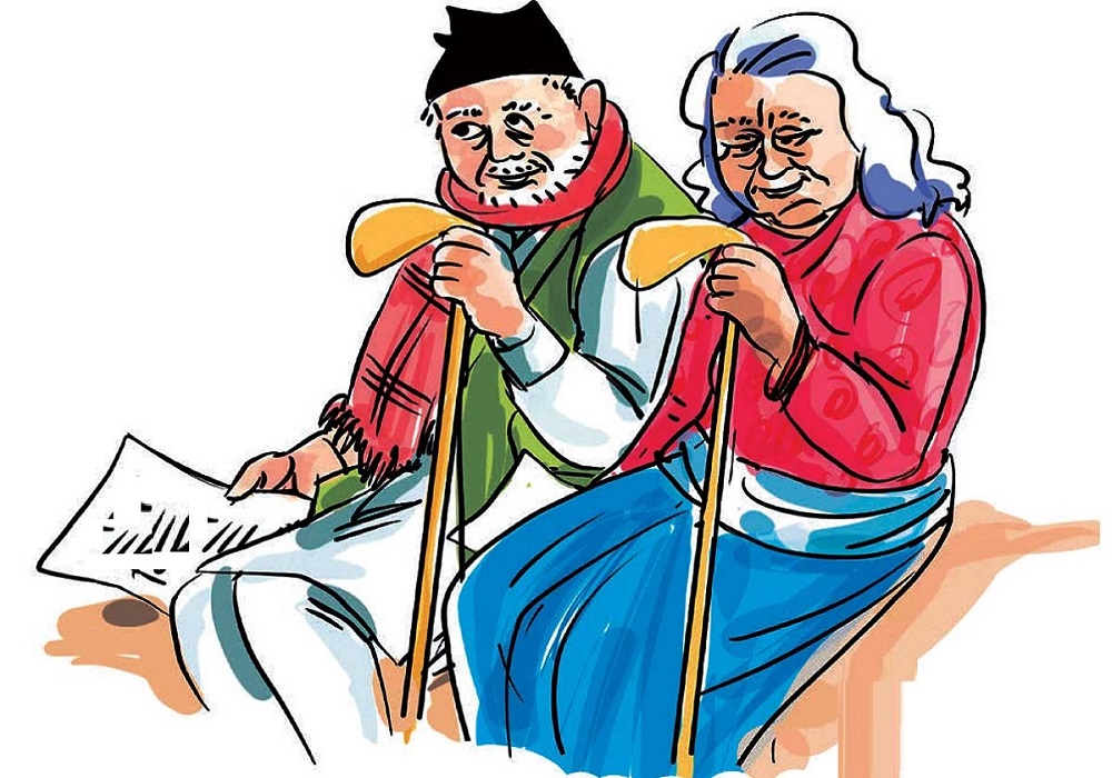 सरकारले वृद्धभत्ता पाउने उमेर घटायो