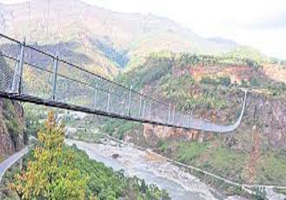 विश्वकै लामो झोलुंगे पुलको   उद्घाटन  सम्पन्न