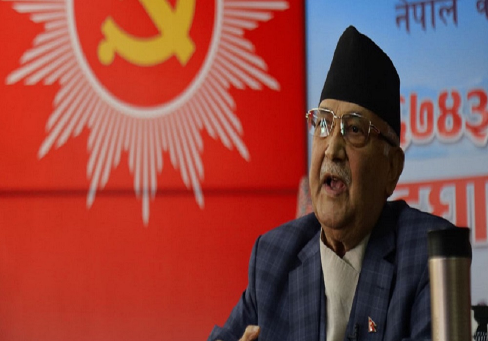 राष्ट्र निर्माणको अभिभारा एमालेको काँधमा आएको छ : ओली