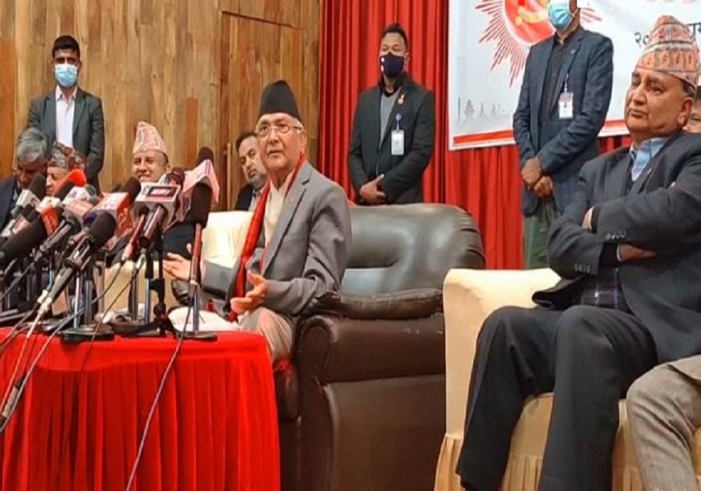 ओलीलाई पदच्यूत गर्न एमसीसी गिजोलिएको थियो : एमाले