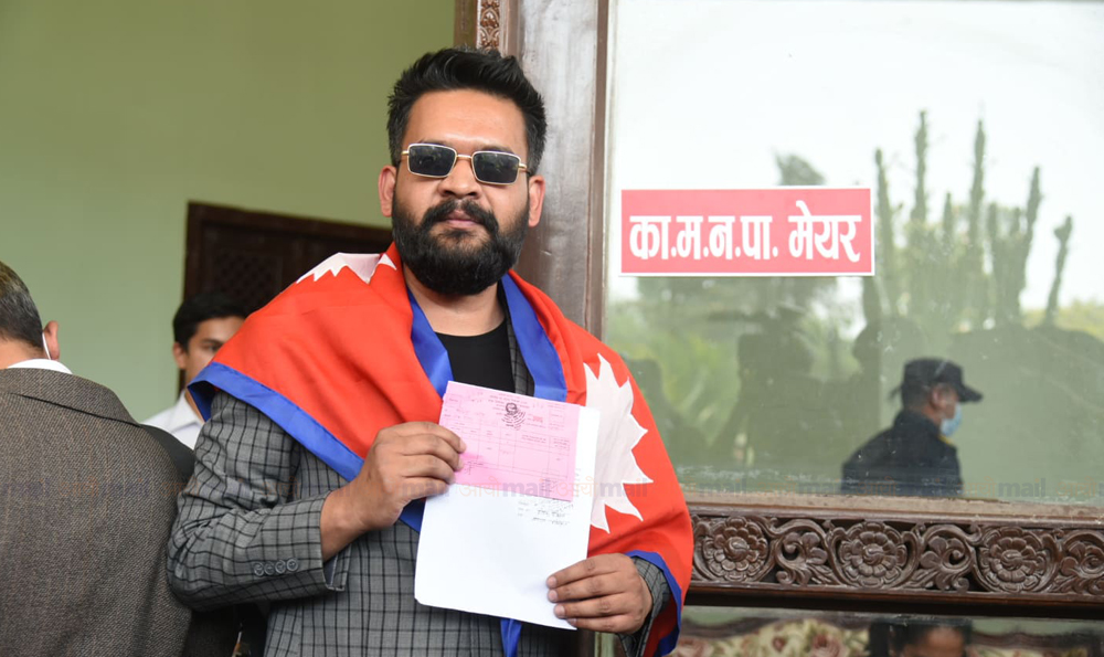 काठमाडौँ बालेन साहले अग्रता बढाउँदै