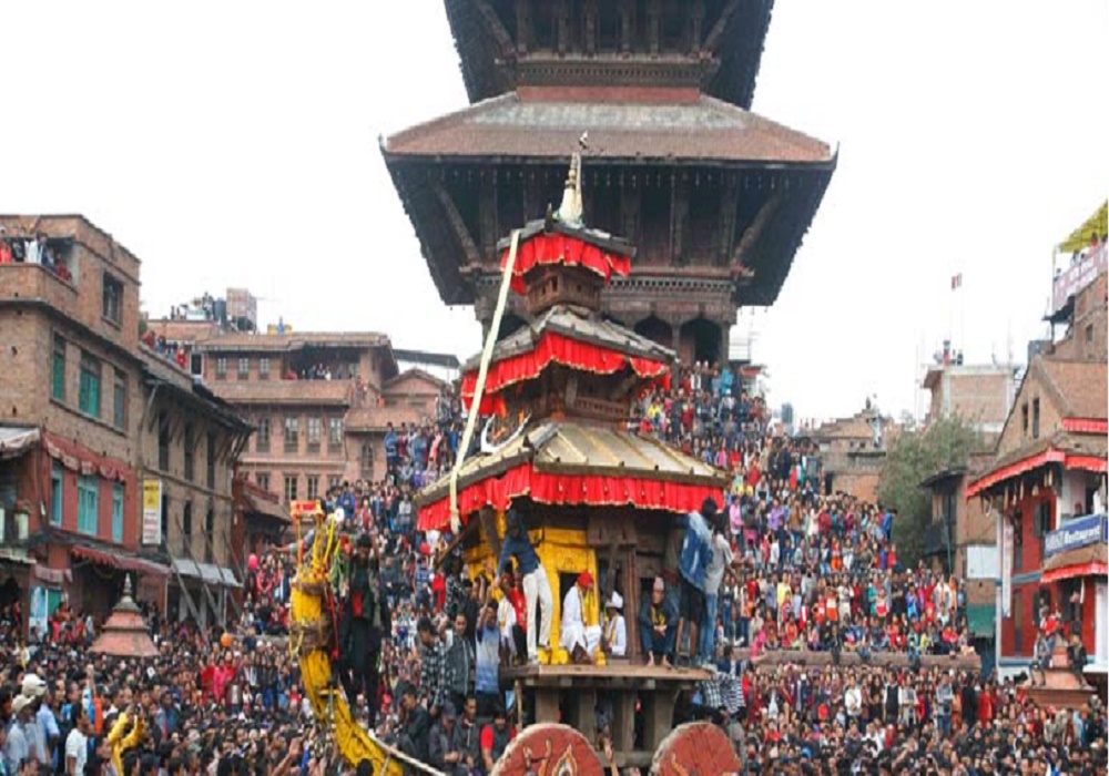 भक्तपुरमा बिस्केट जात्रा सुरु