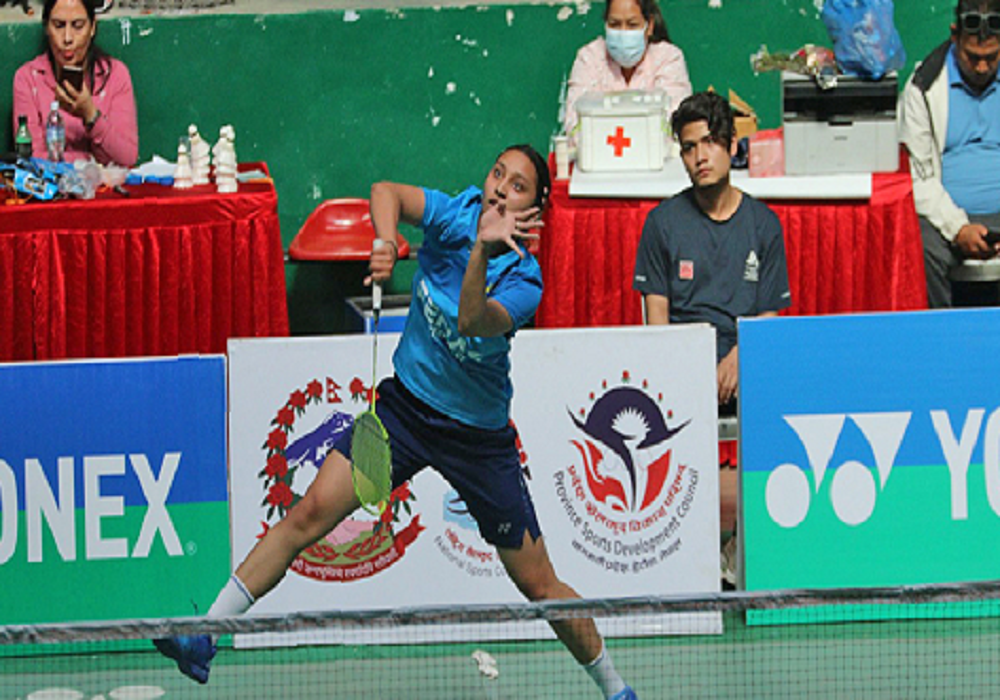 रशिलालाई ब्याडमिन्टनको तेश्रो उपाधि