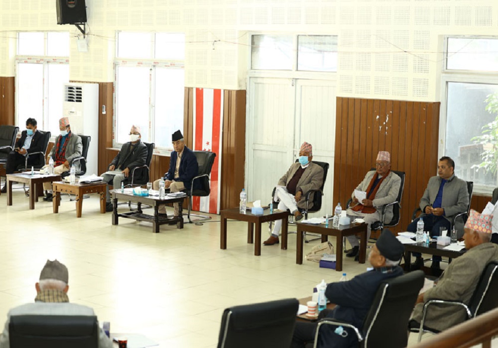 काँग्रेस केन्द्रीय कार्यसम्पादन समिति बैठक सुरु