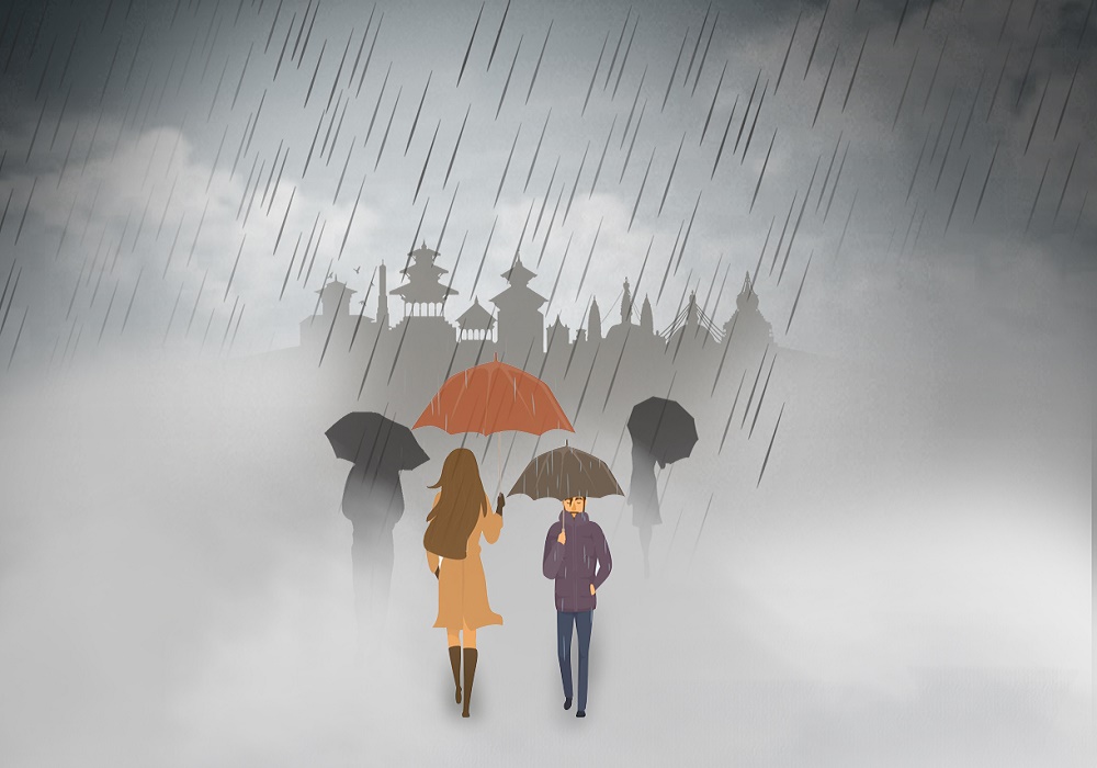 आज देशका धेरै ठाउँमा पानी पर्ने सम्भावना