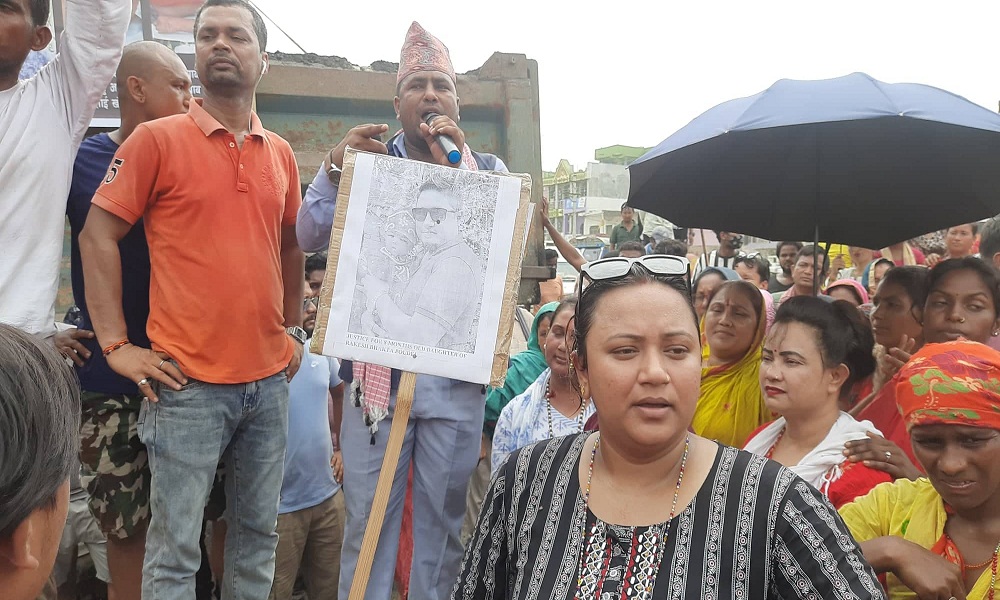 हत्यामा संलग्नलाई पक्राउ माग गर्दै दोस्रो दिन पनि चक्काजाम