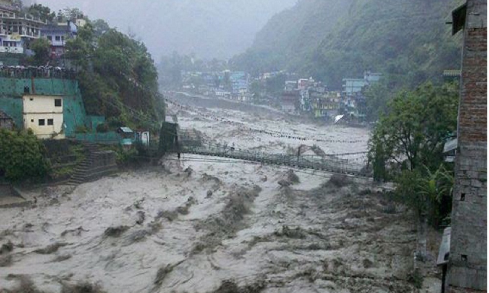 भारतले धौलीगंगा बाँधको ढोका खोल्यो, महाकाली नदीमा बाढीको सतह बढ्ने खतरा