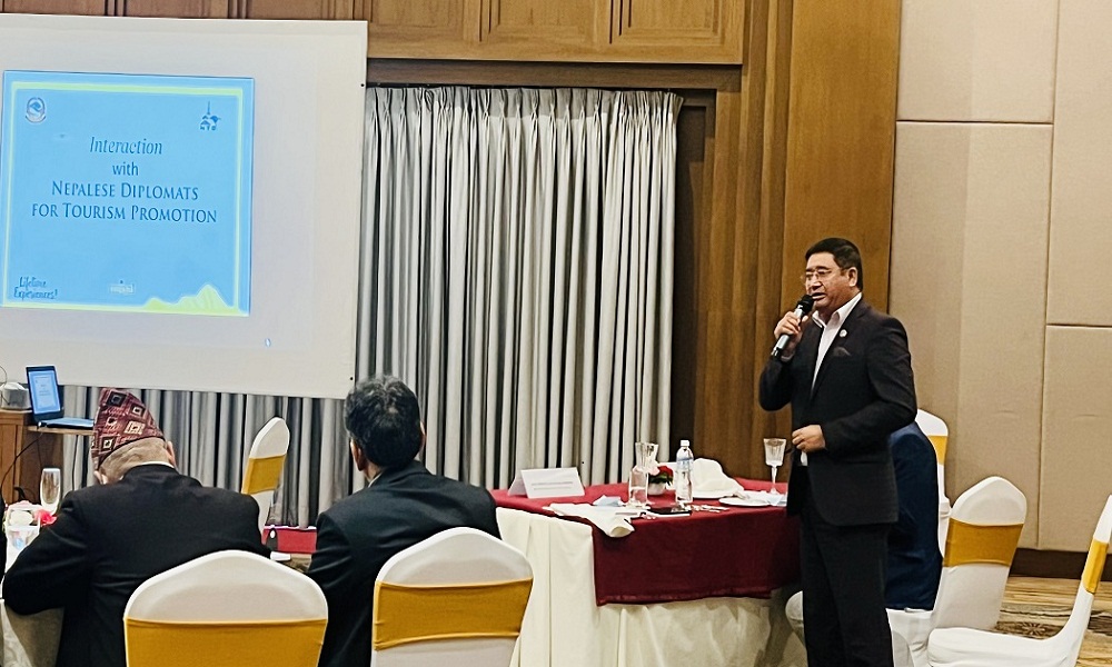 अन्तर्राष्ट्रिय बजारमा नेपालको प्रवर्द्धन गर्न कुटनीतिज्ञको भूमिका महत्वपूर्ण मन्त्री श्रेष्ठ