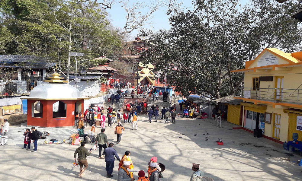 हप्ता दिनमा हलेसीमा ४० हजार भेटी आम्दानी