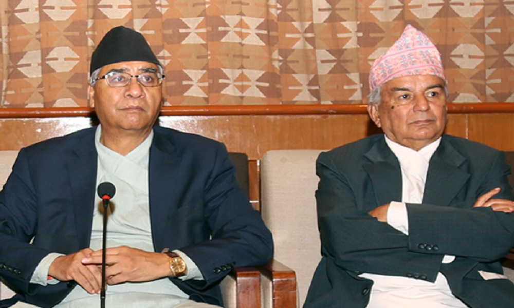 कांग्रेस बैठक रक्षात्मक देउवा