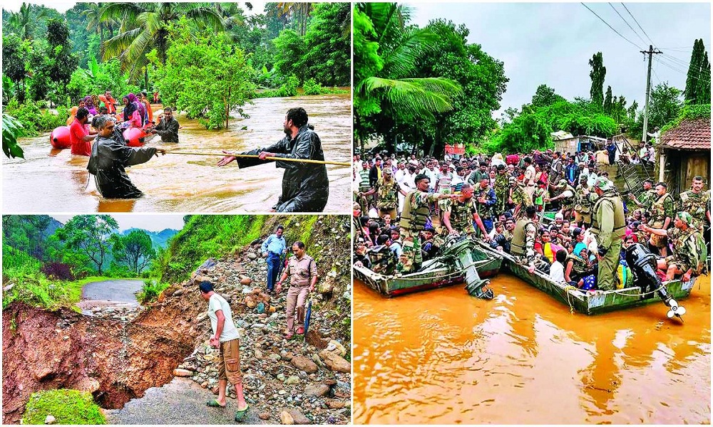 भारतमा जारी वर्षा र बाढीबाट ५० जनाको मृत्यु
