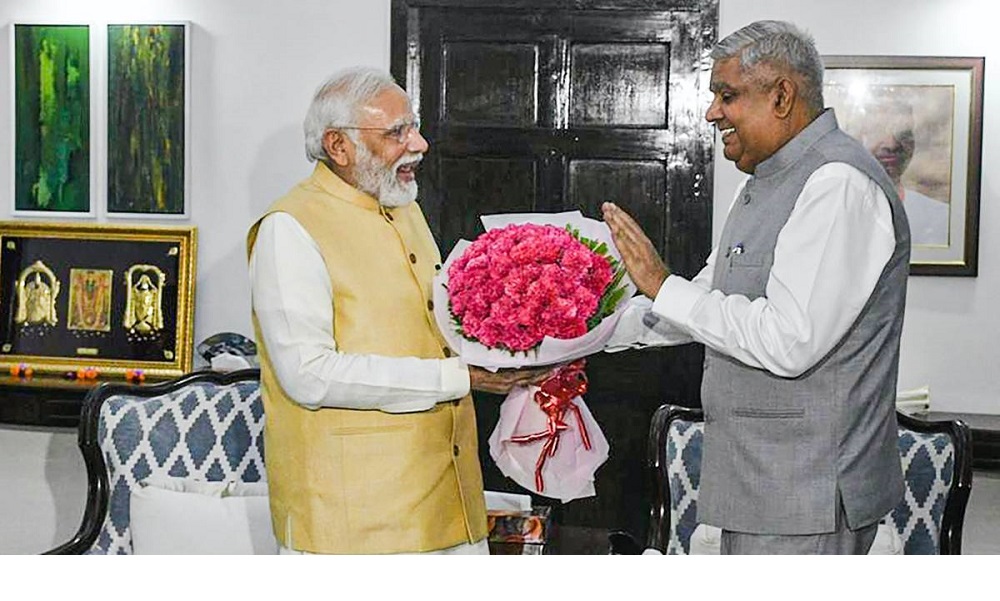 जगदीप धनखर भारतको नयाँ उपराष्ट्रपति