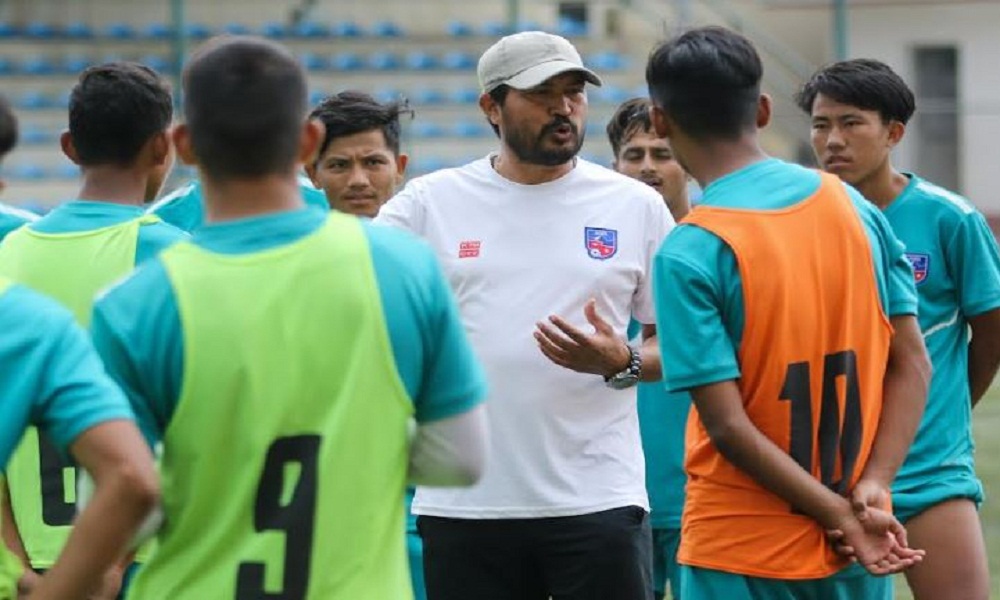एसियन कप छनोट पहिलो चरणका लागि यु–२० टिम अहिले प्रशिक्षणमा व्यस्त