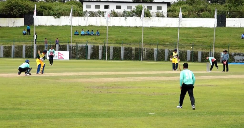 नबाैं राष्ट्रिय खेलकुद अन्तर्गत प्रदेश–१ र एपीएफ क्लबबीचको खेल वर्षाको कारण रद्द