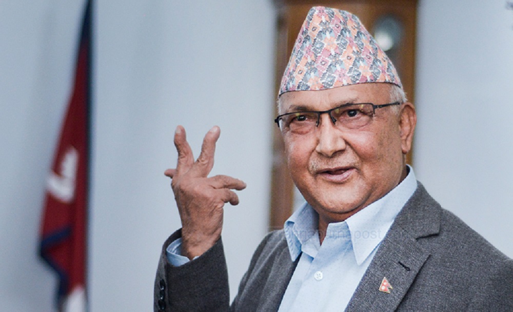 झापा-५ बाट केपी ओलीको नाम सिफारिस