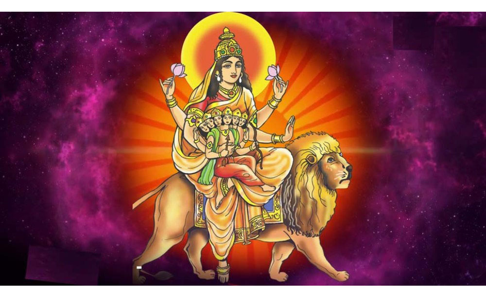 दसैँको पाँचौँ दिन : नौ दुर्गामध्येकी पाँचौँ स्कन्दमाताको विधिपूर्वक पूजा आराधना गरिँदै