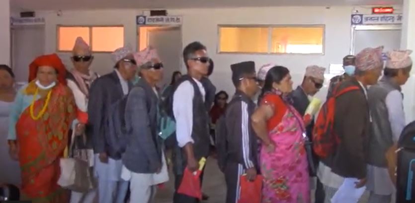 आँखा शिविरबाट दुई हजारबढी सेवाग्राही लाभान्वित