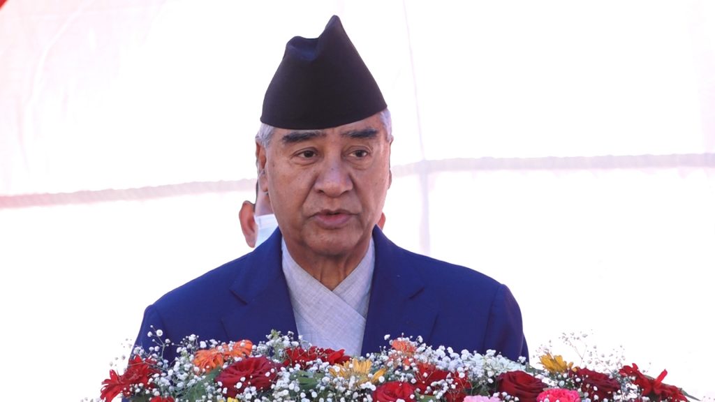 अपाङ्गता भएका व्यक्तिका लागी राज्यबाट प्रदान गरिने सेवा सुविधामा सहज पहुँच सुनिश्चित गर्नु सबैको साझा दायित्व हो : देउवा