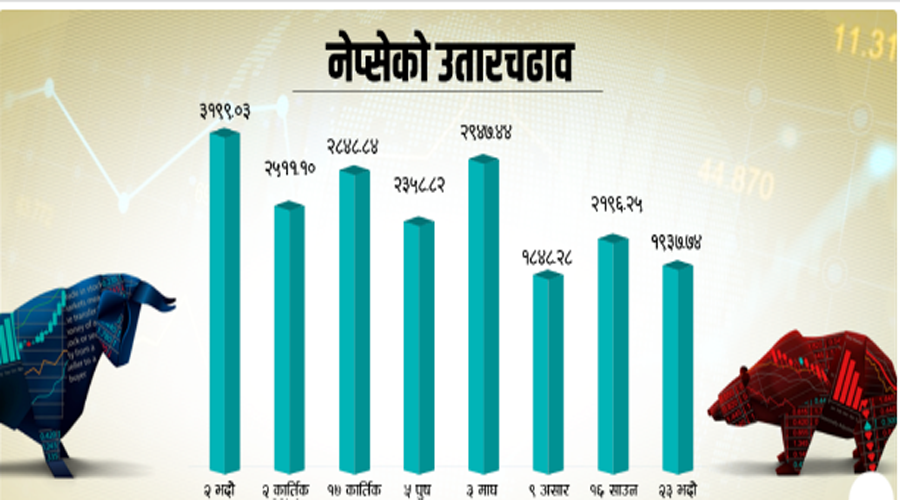 १ वर्षमा सेयर लगानीकर्ताले गुमाए १७ खर्ब ‘संरक्षक नै भएन, नीतिगत रुपमा पटक–पटक पेलियो’