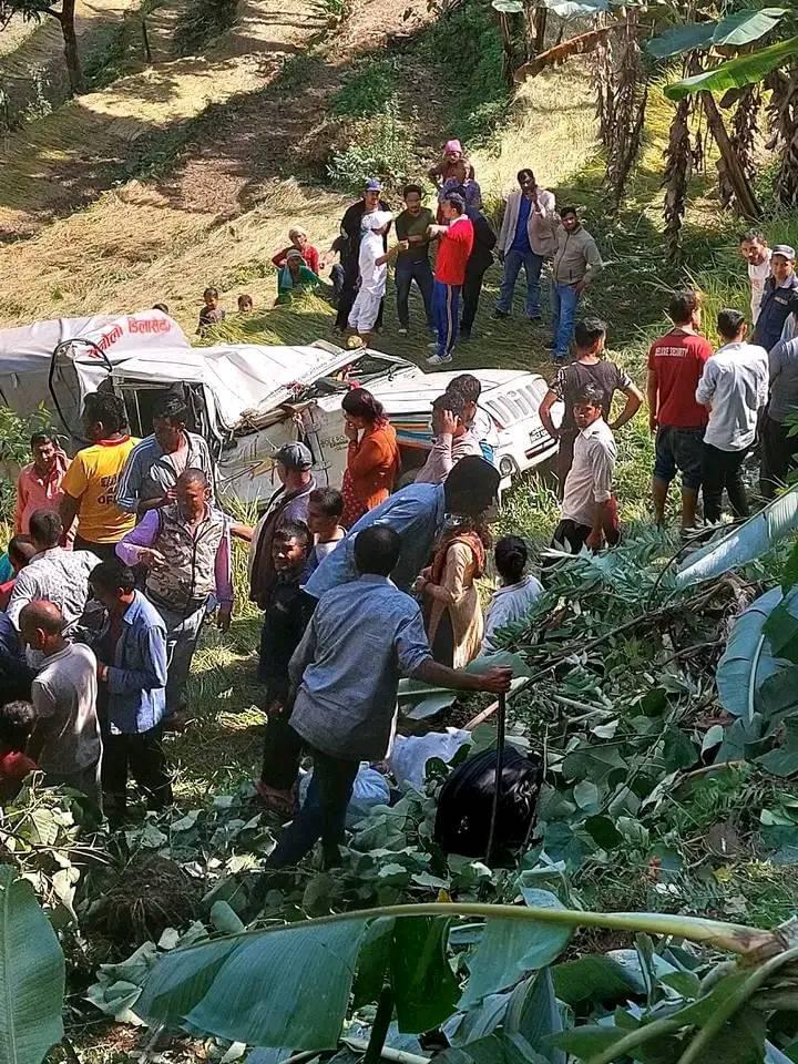 जिप दुर्घटना हुँदा ६ जना घाइते