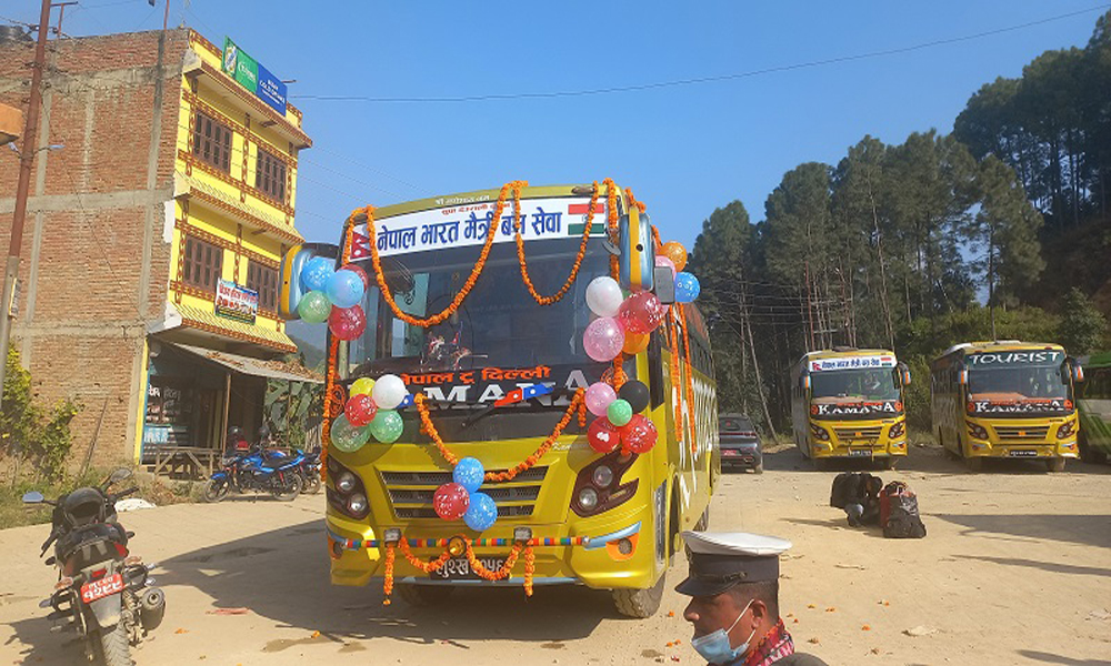अर्घाखाँचीबाट दिल्लीसम्म बस सेवा सञ्चालन