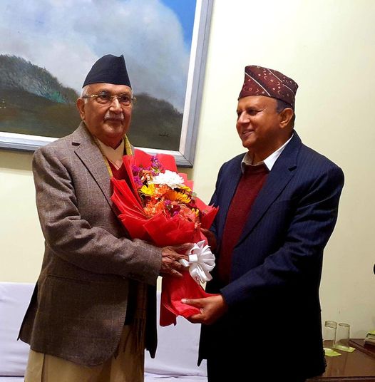 एमाले संसदीय दलको नेतामा केपी ओली सर्वसम्मत