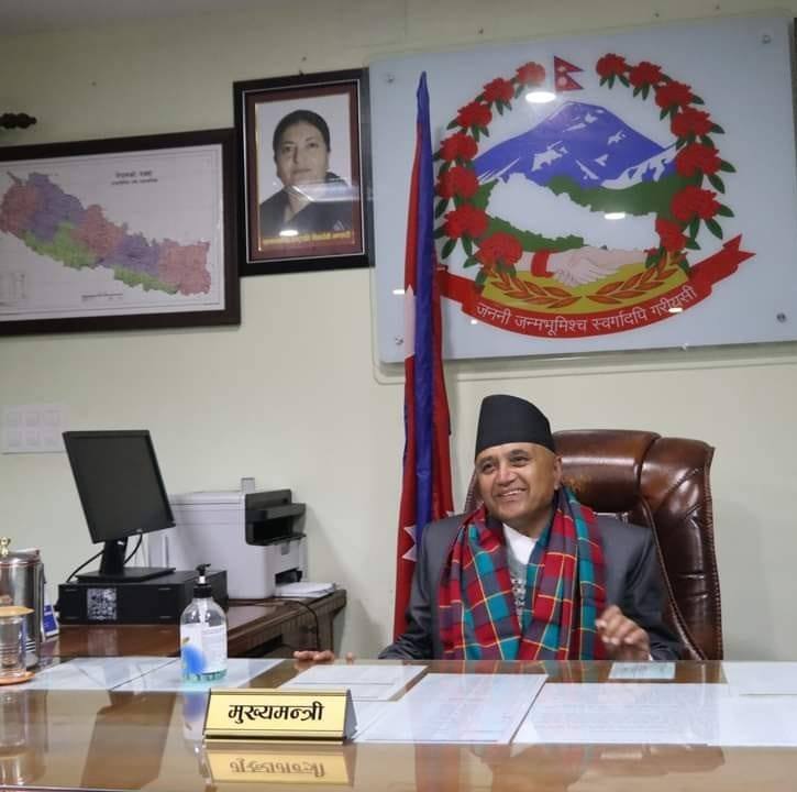 गण्डकी प्रदेशका नवनियुक्त मुख्यमन्त्ती खगराज अधिकारीले आज विश्वासको मत लिँदै