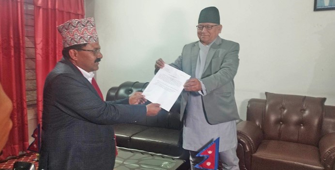 कर्णाली प्रदेशका मुख्यमन्त्री राजकुमार शर्माले तेस्रो पटक विश्वासको मत लिदै