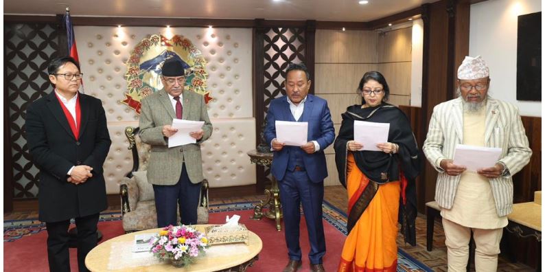 नवनियुक्त तीन जना कुलपतिहरुद्धारा सपथ ग्रहण