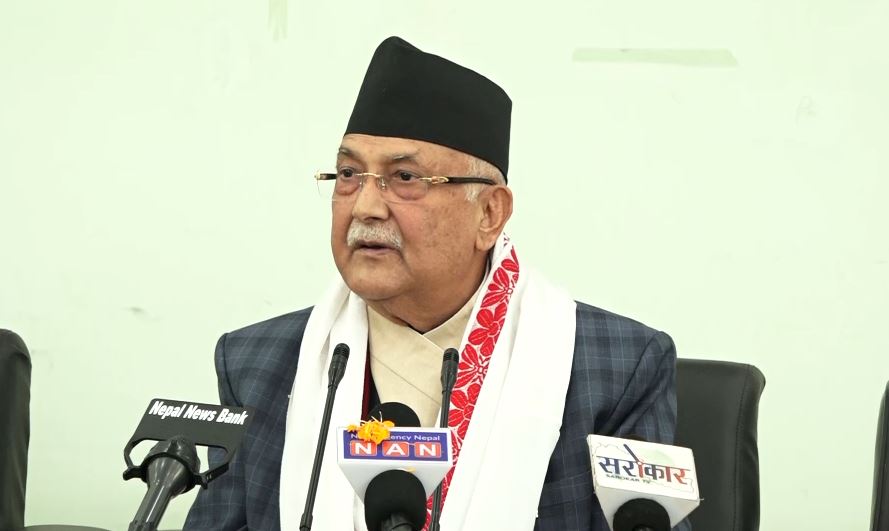 नेपाली महिलाका लागि राष्ट्रपति भण्डारीको भूमिका गर्व गर्न लायक : केपी ओली