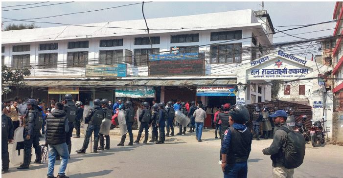 स्ववियुको विषयलाई लिएर आरआर क्याम्पसमा विद्यार्थीमाथि खुकुरी प्रहार