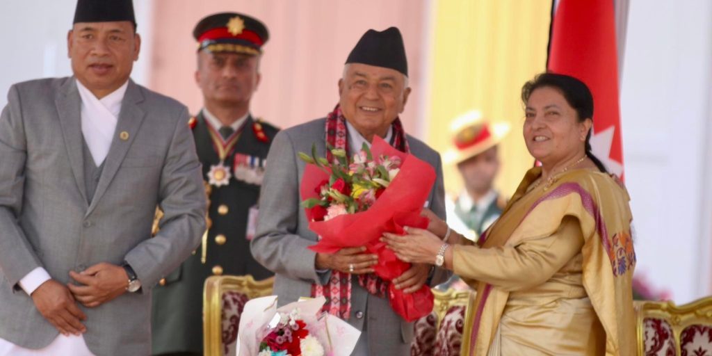 राष्ट्रपति रामचन्द्र पौडेलद्दारा पद तथा गोपनीयताको शपथ ग्रहण