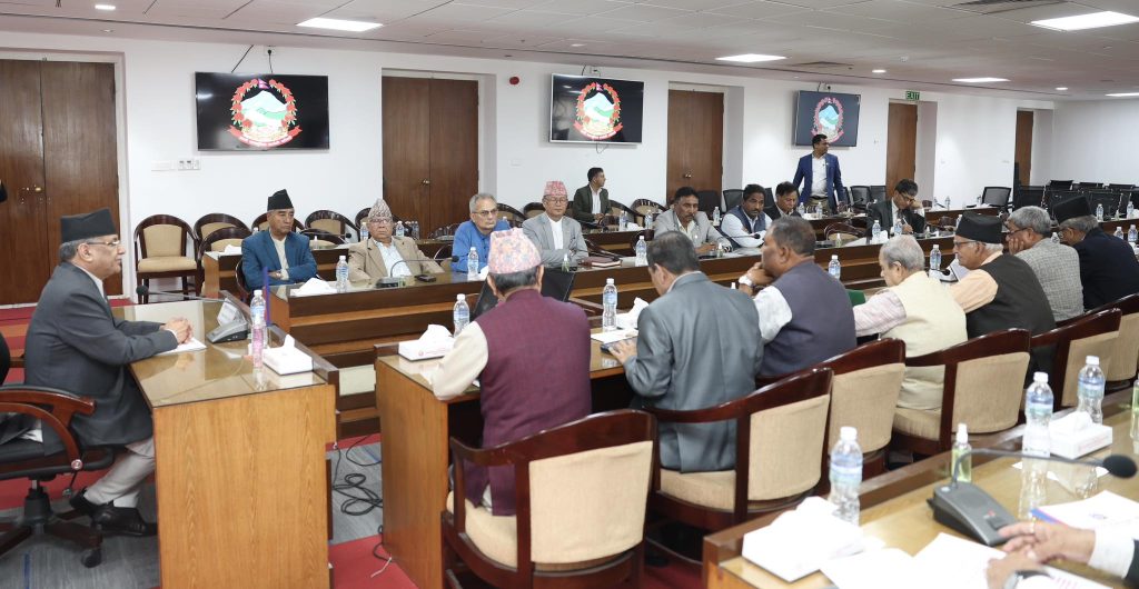 मुलुकको आर्थिक अवस्था सुधार हुने गरि नीति तथा कार्यक्रम ल्याउन सरकारलाई सत्तारुढ दलको सुझाव
